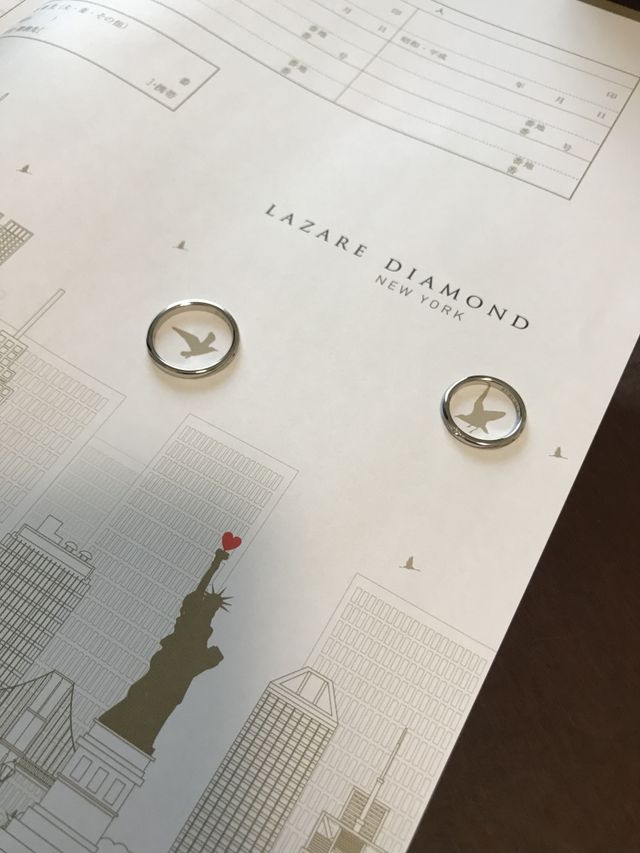 オリジナル婚姻届を用意してくださいます。