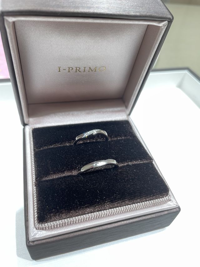 2人で即決した指輪です。