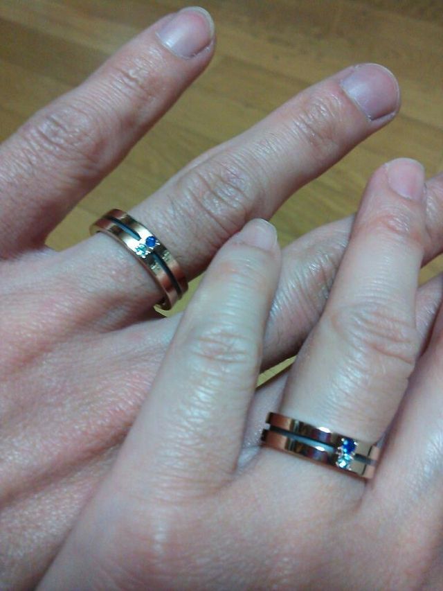結婚指輪はフルオーダーメイドです。