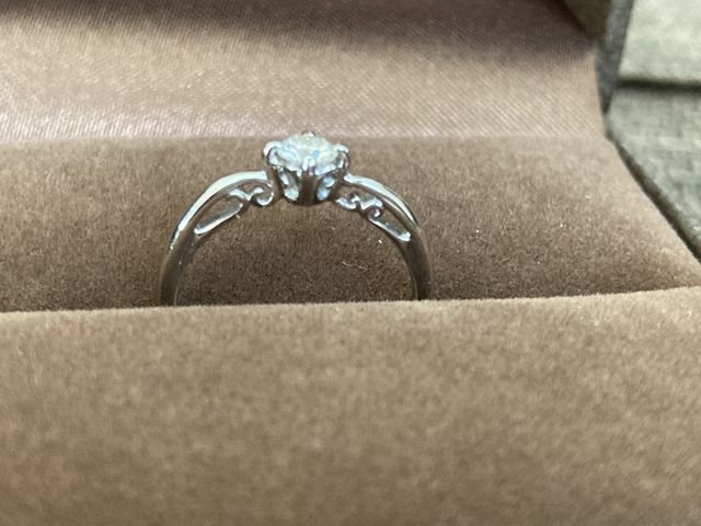 横から見ると蔦の型になっているデザインがかわいいです。