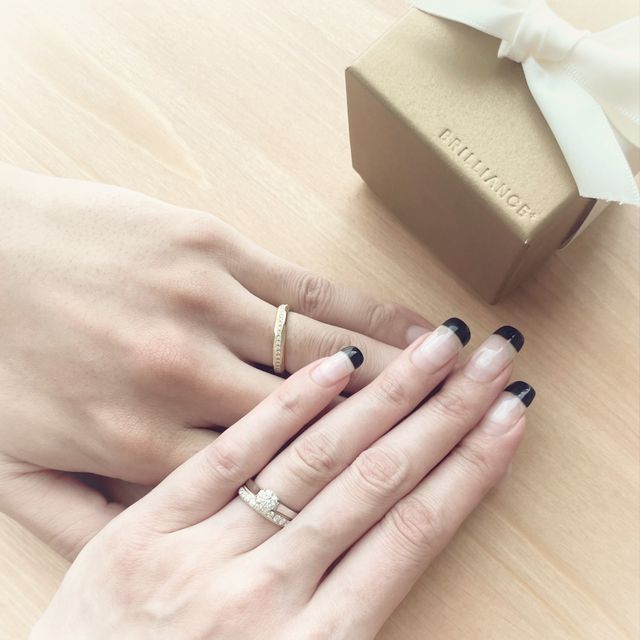 マリッジリングは納得のいくダイヤの大きさを。妥協は絶対なし！