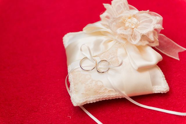 リングピローです。