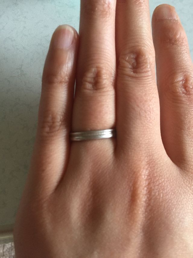 現在の指輪の状態です。