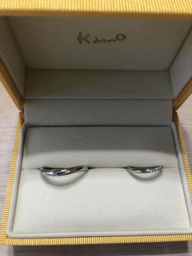 世界に一つだけの素敵な指輪ができました。