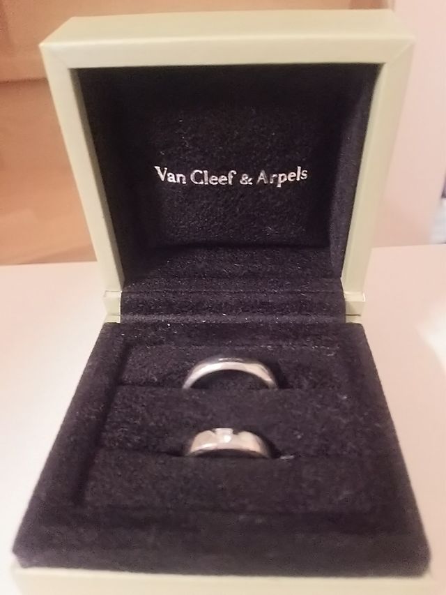 旦那と私のマリッジリングです