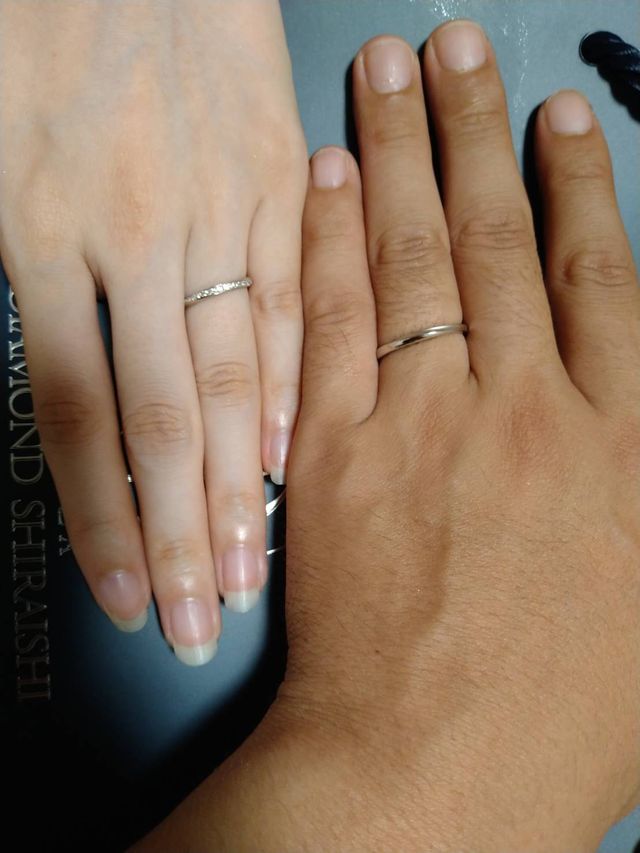 プロポーズした日に撮りました！