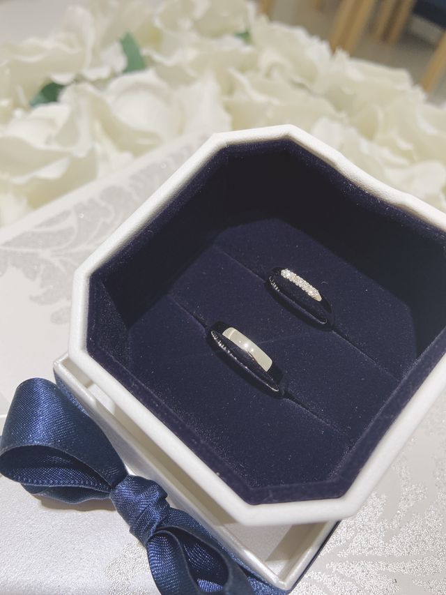 大安の日に購入するとリングボックスに刻印してもらえます。