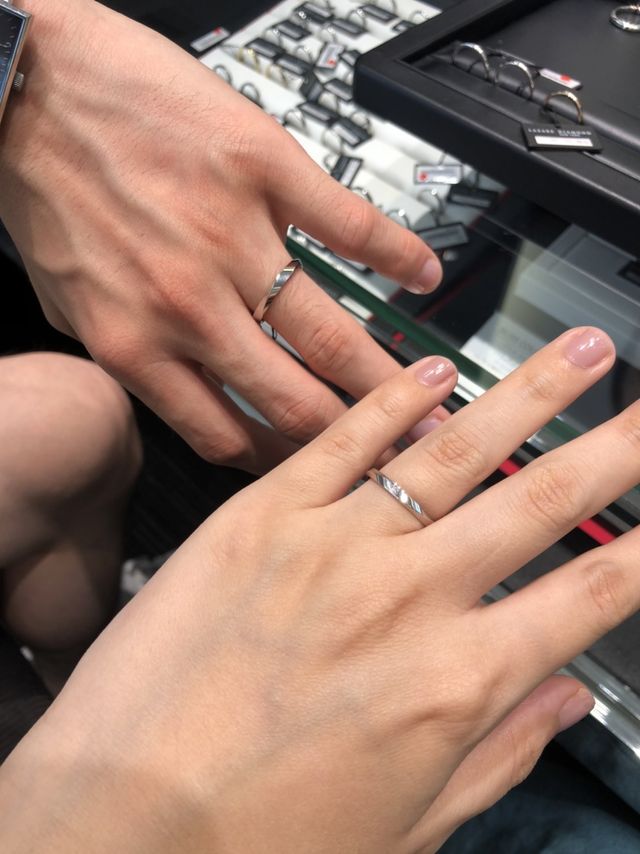 ダイヤモンドの輝きに心動かされました