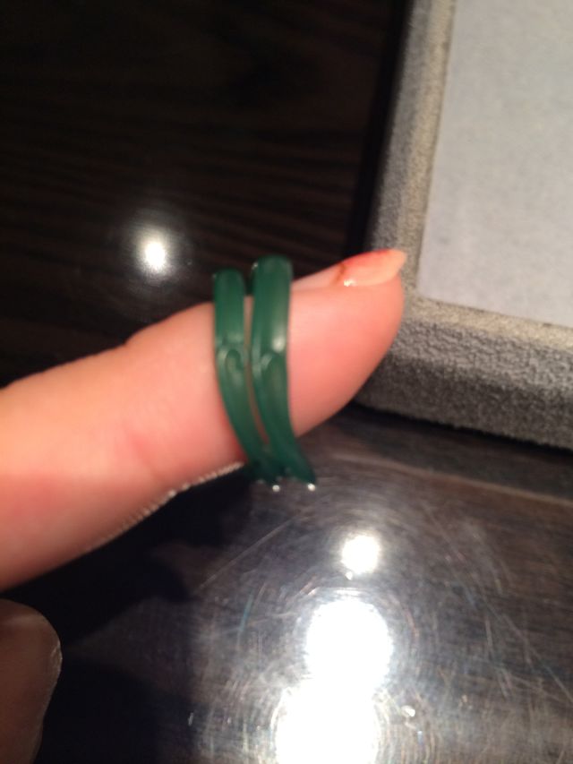 ロウで作った見本