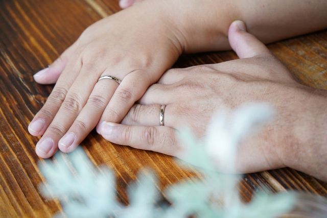 2人で色々と試行錯誤しながら作った指輪は特別な思い出です。