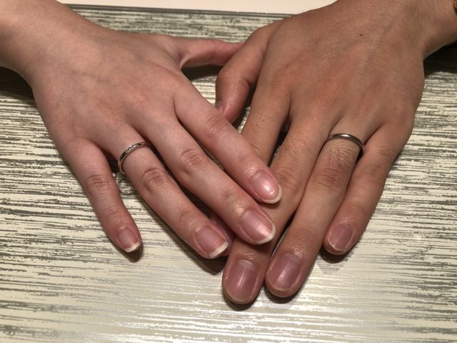 結婚指輪です。