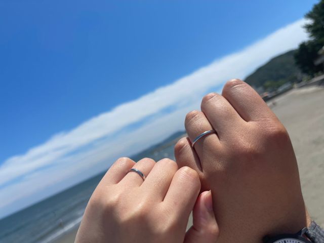 結婚指輪です。