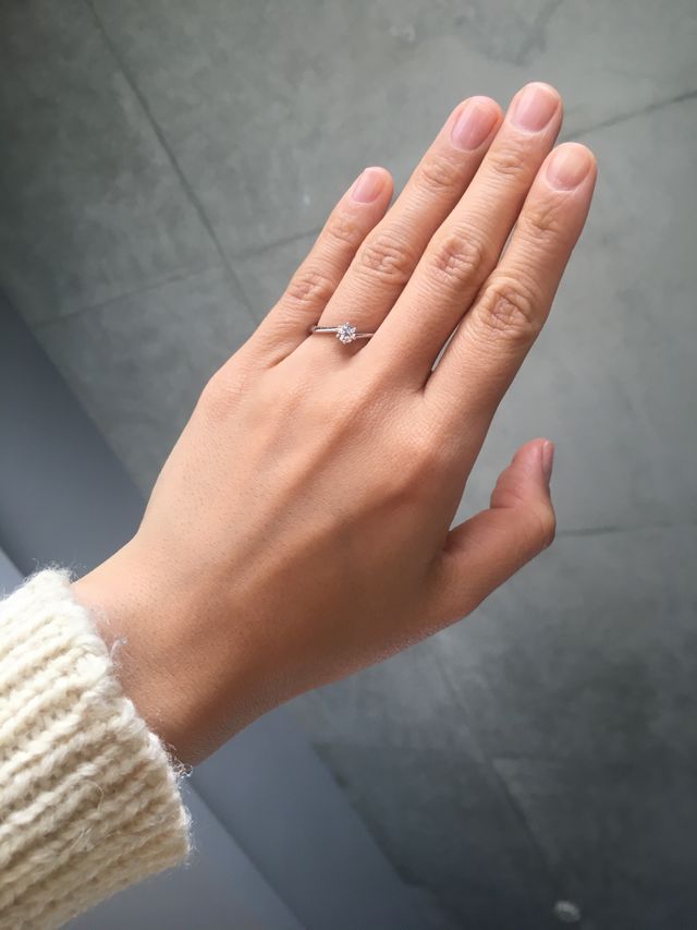 プロポーズしていただいた日。