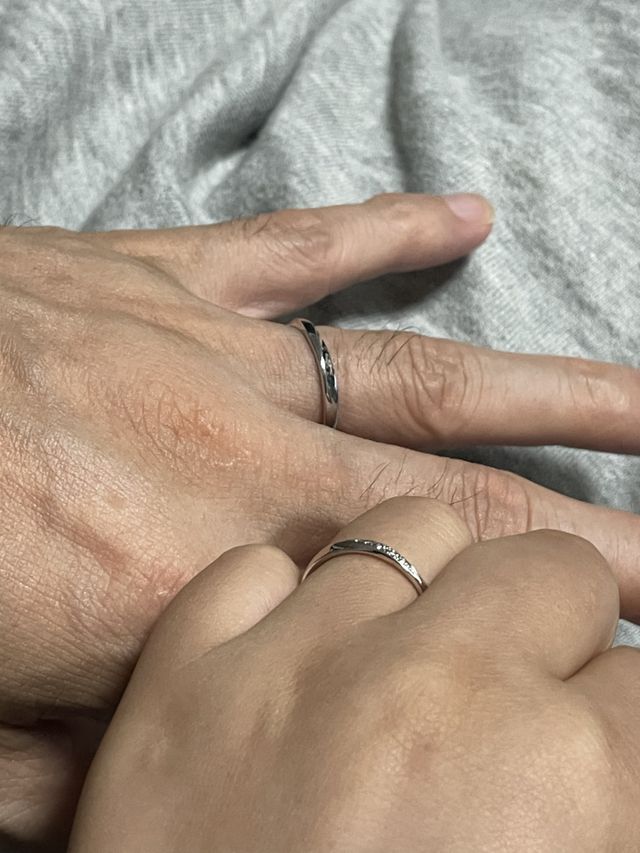 自宅に帰り早速はめました。サイズも色味もとても良いです。