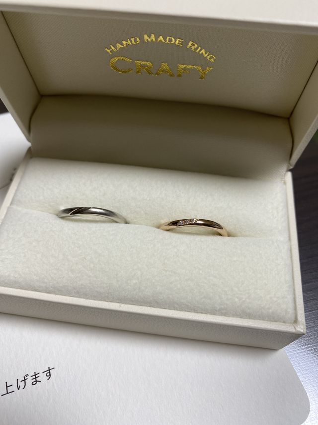 ピンクゴールドが気に入ってます