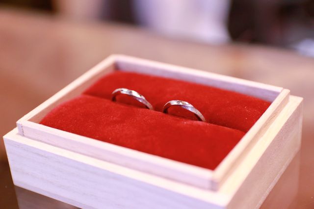 完成品。素敵な桐の箱に収めていただきました。