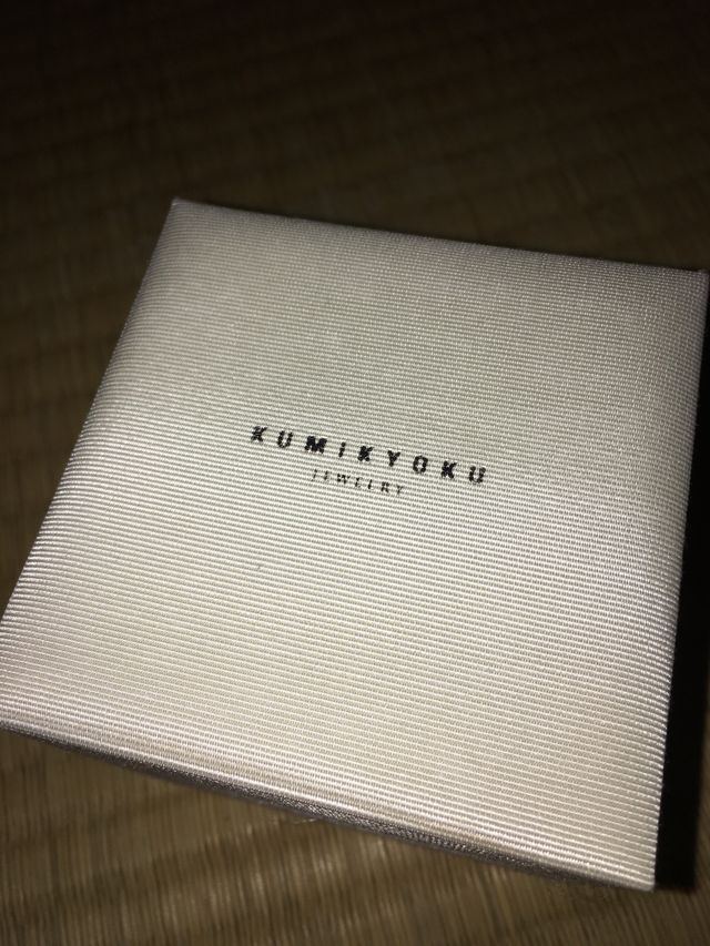 指輪の箱です。