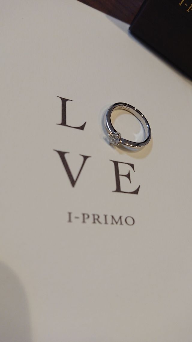 リングを置くと"love"となり
写真映えして可愛かったです