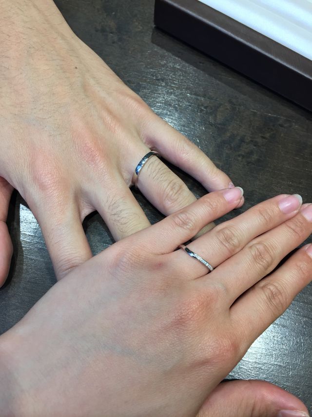 俄の結婚指輪♡