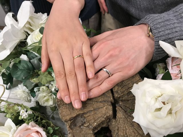 完成形です。世界に一つだけの指輪を作ることができました。