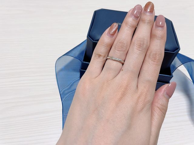 お上品ながらも可愛さがあります。