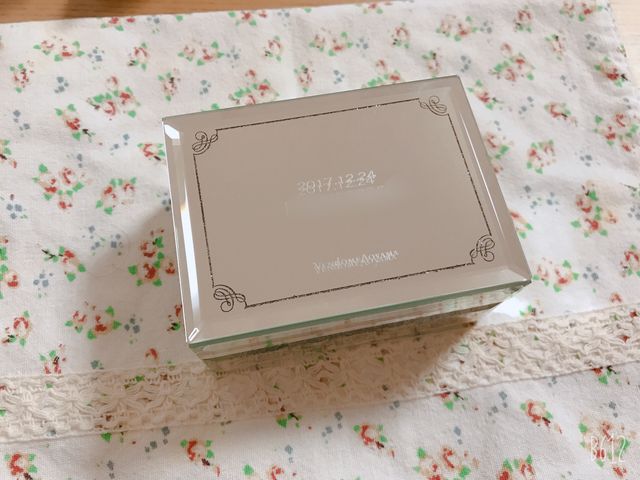 ブライダルフェアでリングピローを頂きました。記念日等入ります