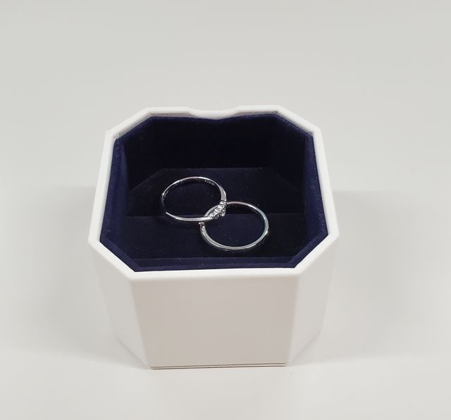 お互い好きなデザインを選びました