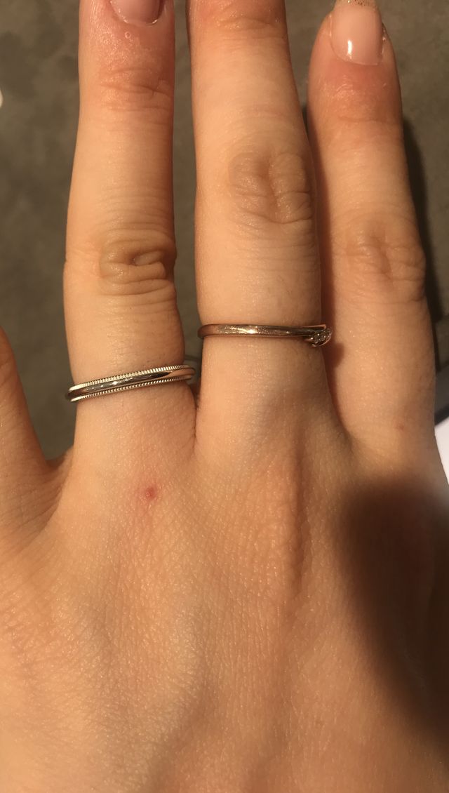 ティファニーのミル打ちを試着！繊細でとっても素敵でした！