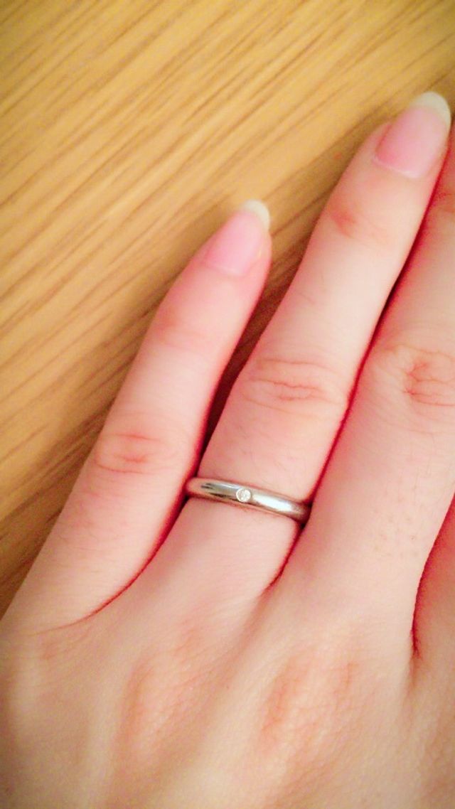 カルティエの結婚指輪です。