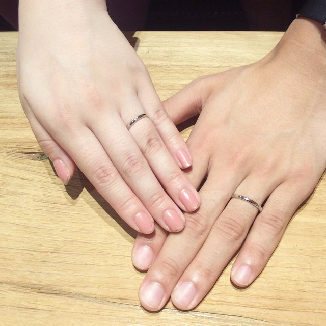 セミオーダーでゴールド×シルバーをプラチナに変更しました