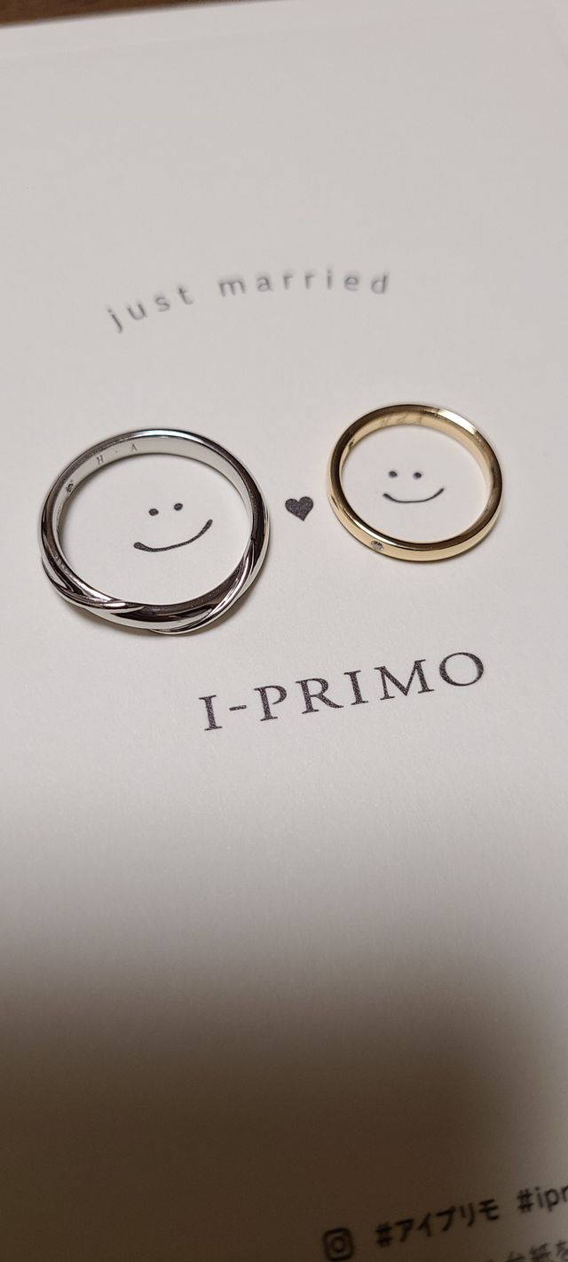 待ちに待った結婚指輪！！