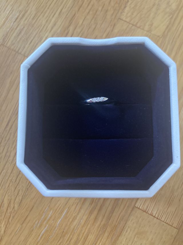 指輪のみの写真です。