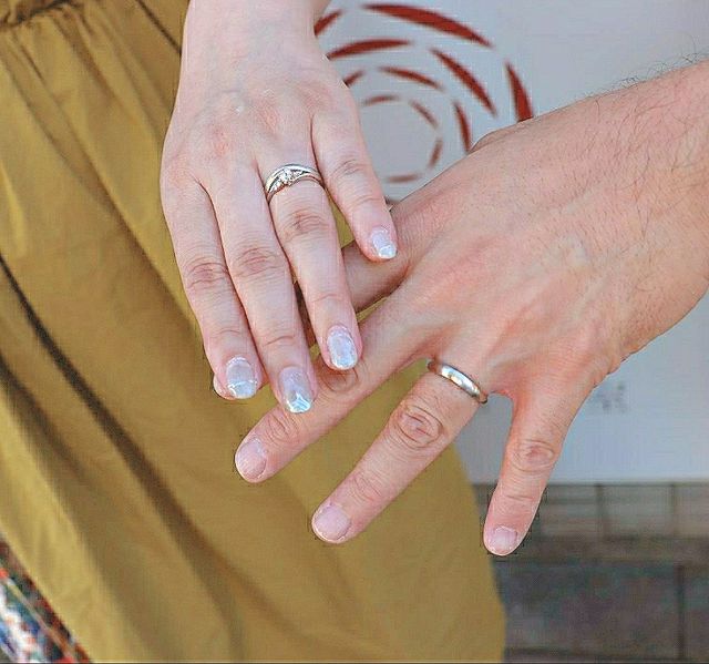 指輪の受け取りの日