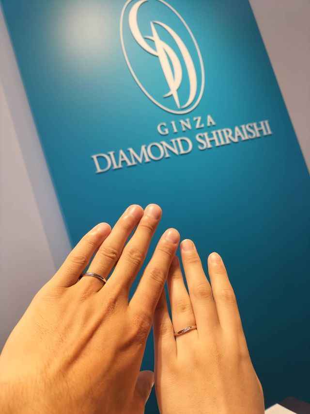 着け心地がすごいよくて、
ダイヤモンドの光がすごく綺麗！