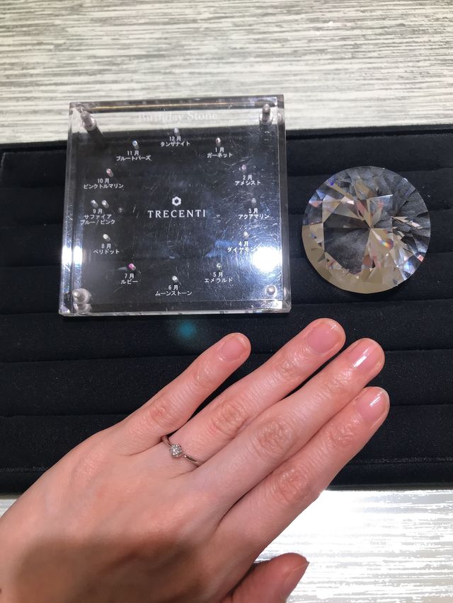 店舗でウェネス試着時