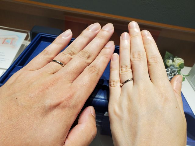 シンプルストレートタイプの指輪です。