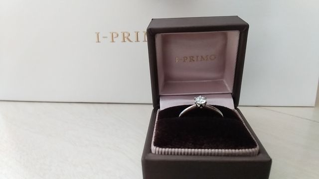 アイプリモで婚約指輪を購入しました！