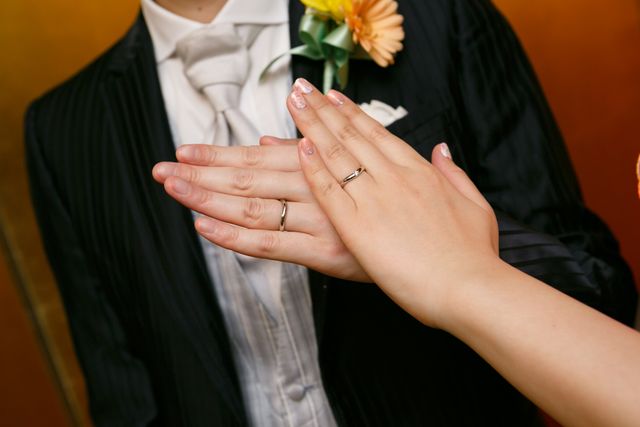 結婚式当日の写真