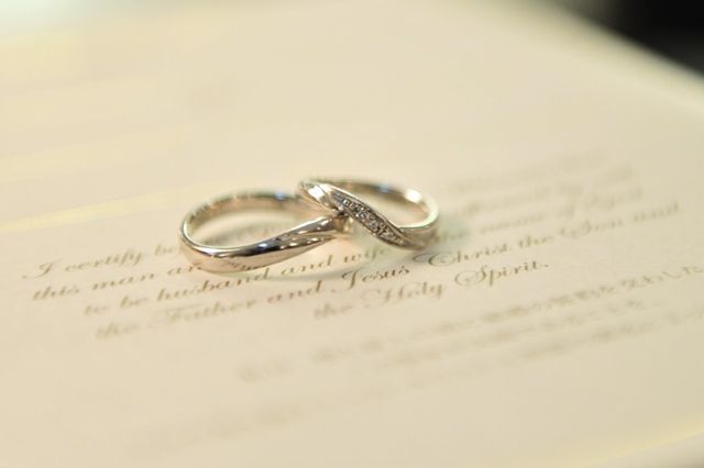 左が夫、右が私のものです。