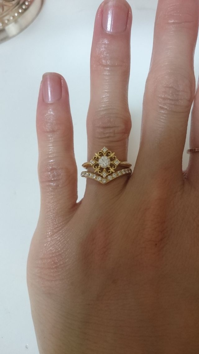 重ねるともっと豪華で、かわいい☆☆