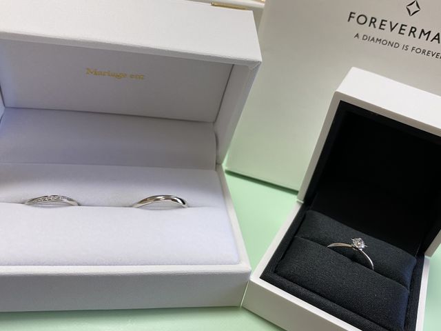 Mariage ent結婚指輪　フォーエバーマーク婚約指輪