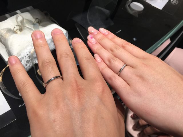 2人で試着した時の写真です。