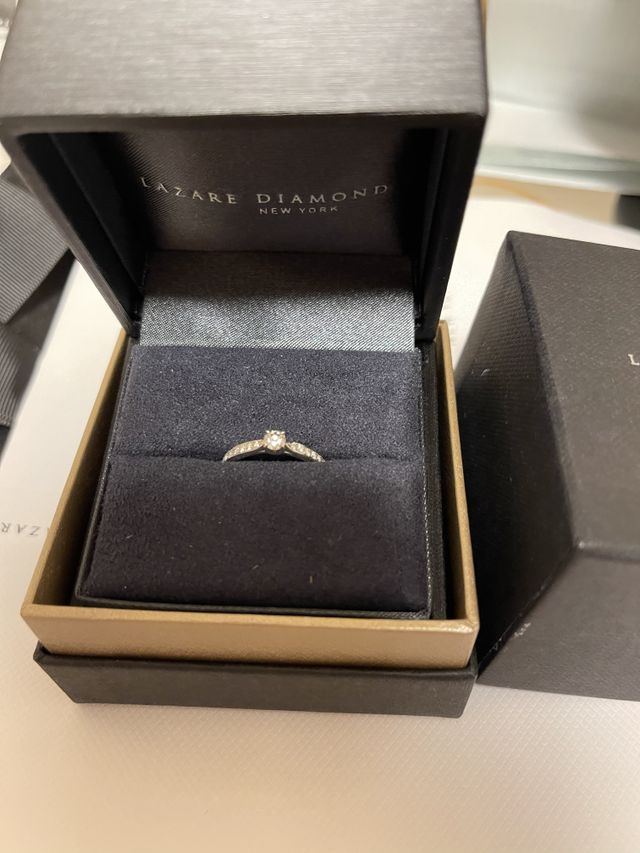 大きいダイヤでなくても存在感のあり