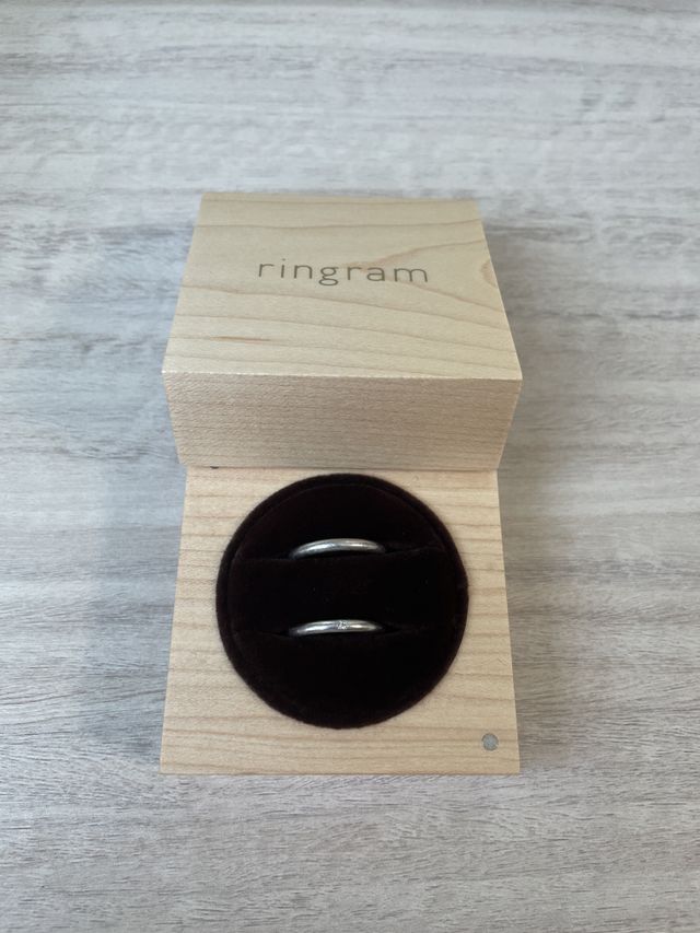 ボックスに入った指輪です。