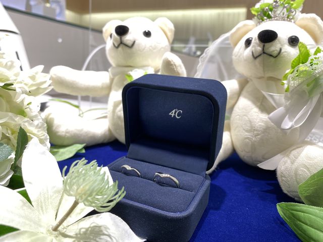 オーダー品を受け取りに来た際にこんな風に可愛くしてくれました