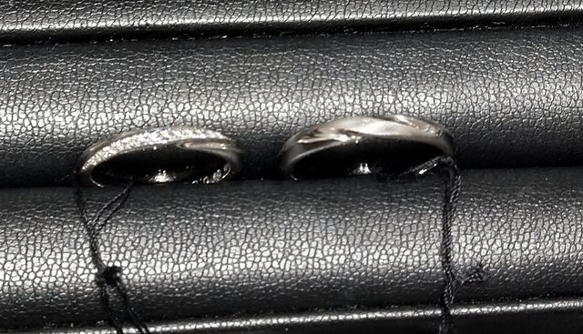 指輪のみの写真です。