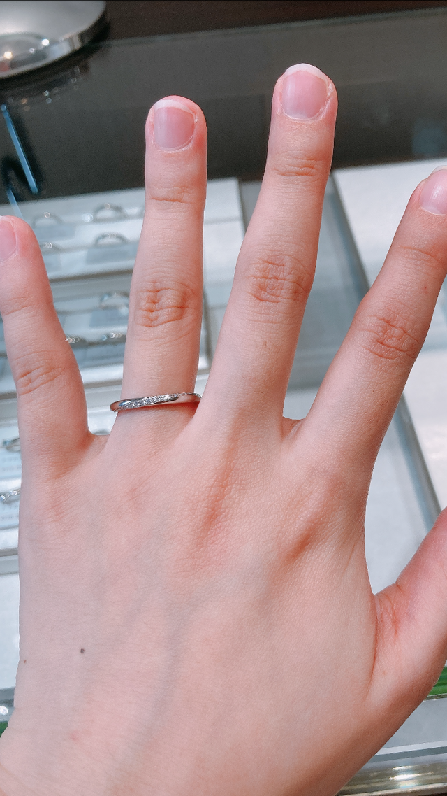 少しねじれがあるタイプです