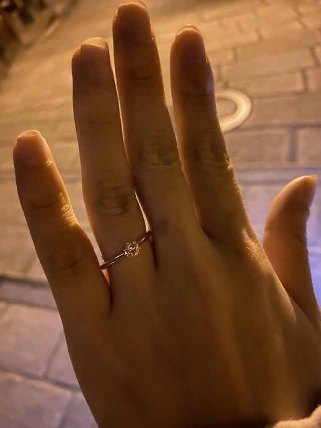 ダイヤがキラキラして可愛い