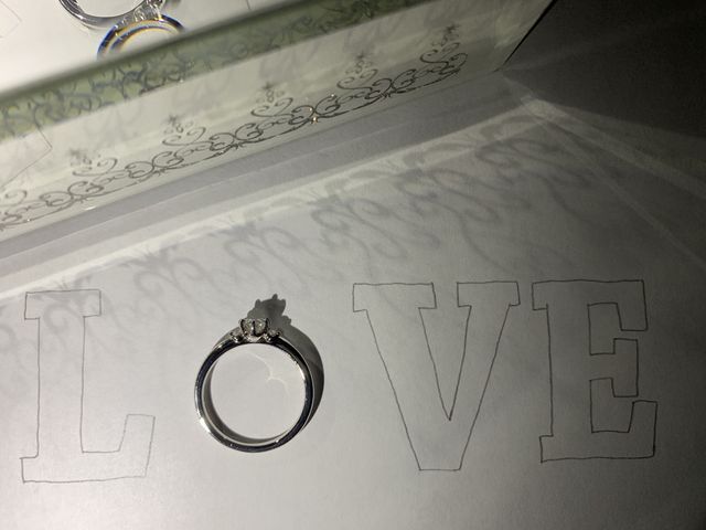 横から見た形がわかる写真
シンデレラのボックスと！