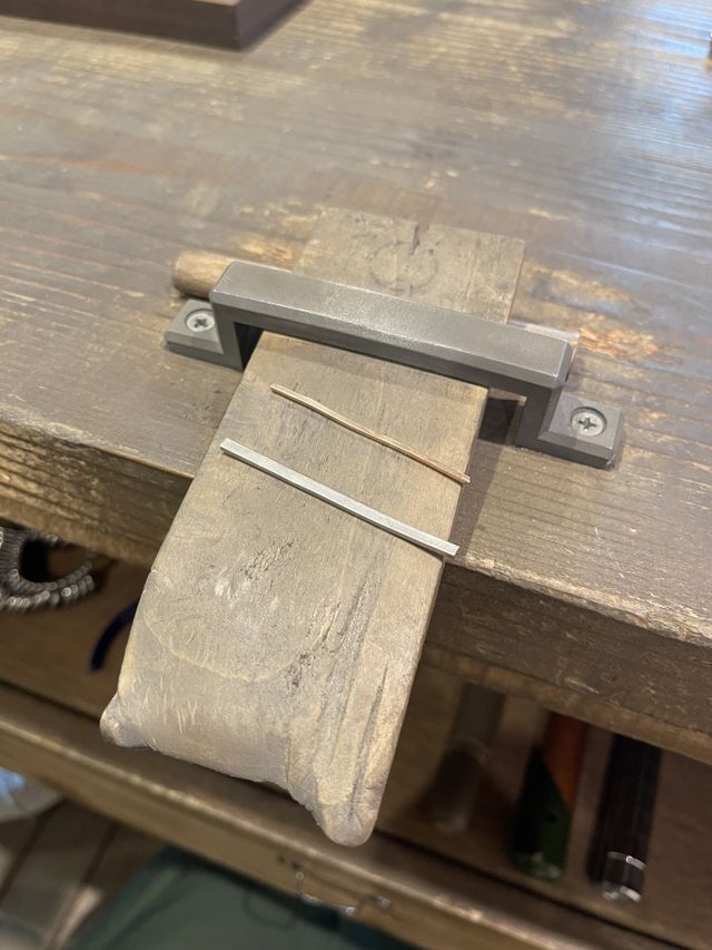 指輪作りの始めの状態